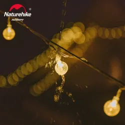 Lampe de camping confortable NATUREHIKE : étanche, solaire et portable